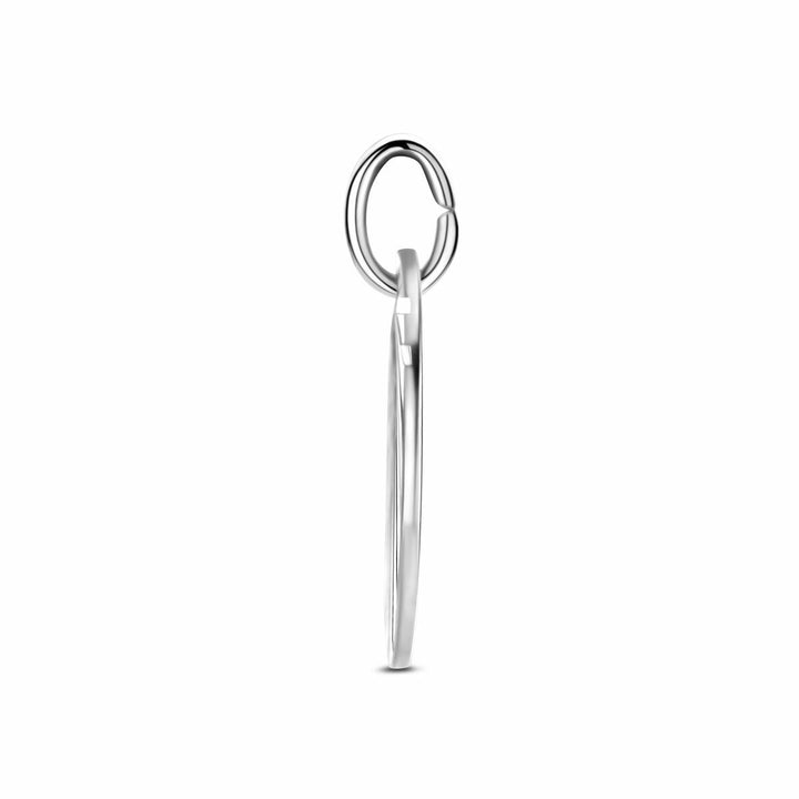 Zilveren hanger 925 gerhodineerd – 17 mm