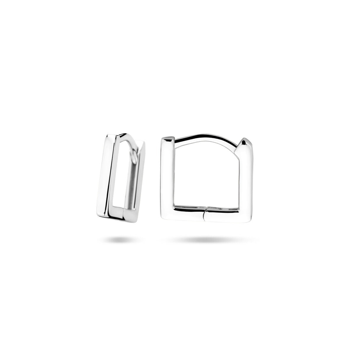 Zilveren oorringen dames – gerhodineerd klapoorringen 11.5 mm