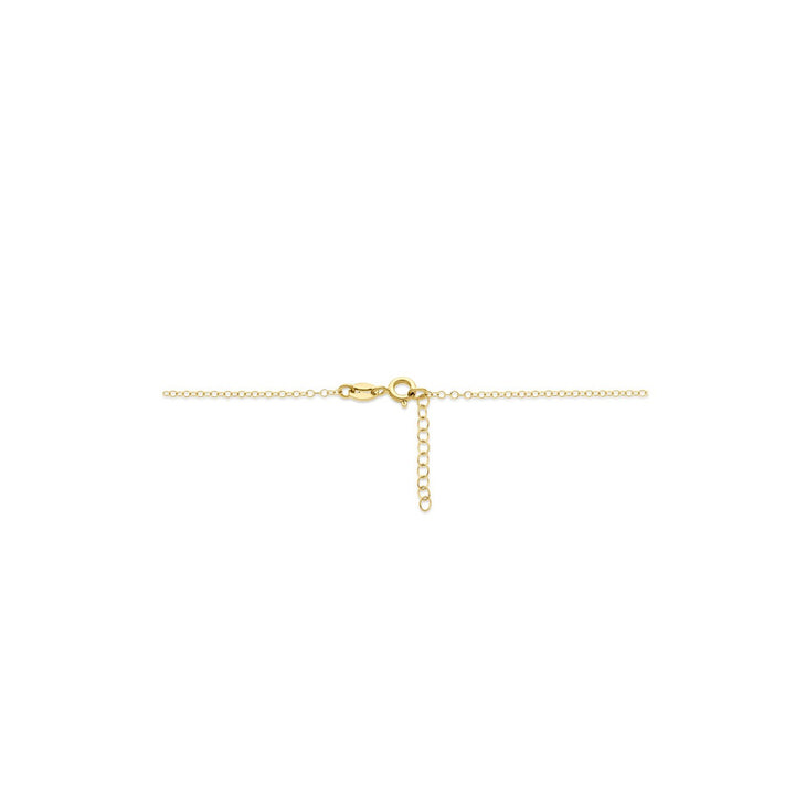14k geelgouden armband met veerringsluiting