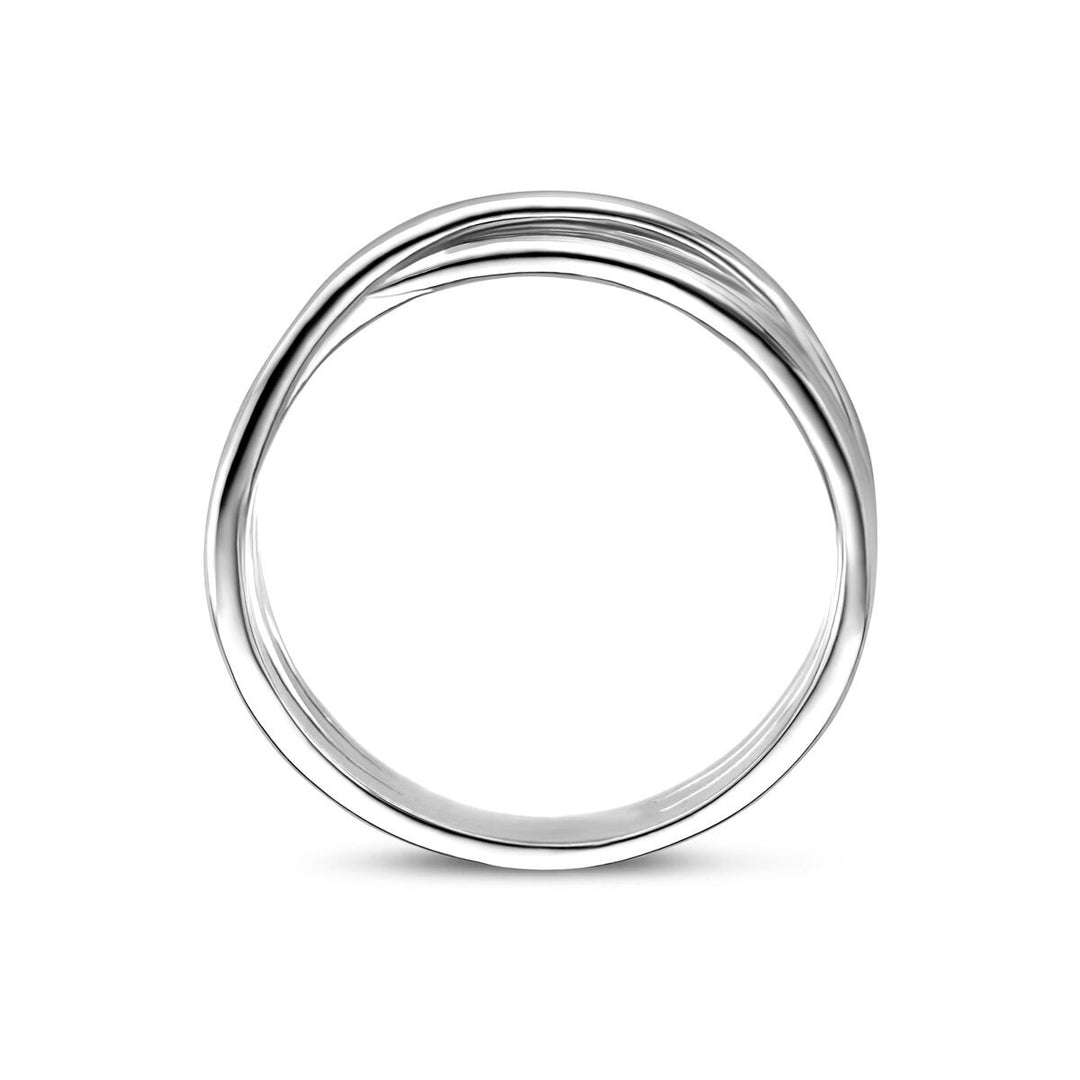 Gerhodineerd zilveren ring 5.5 mm
