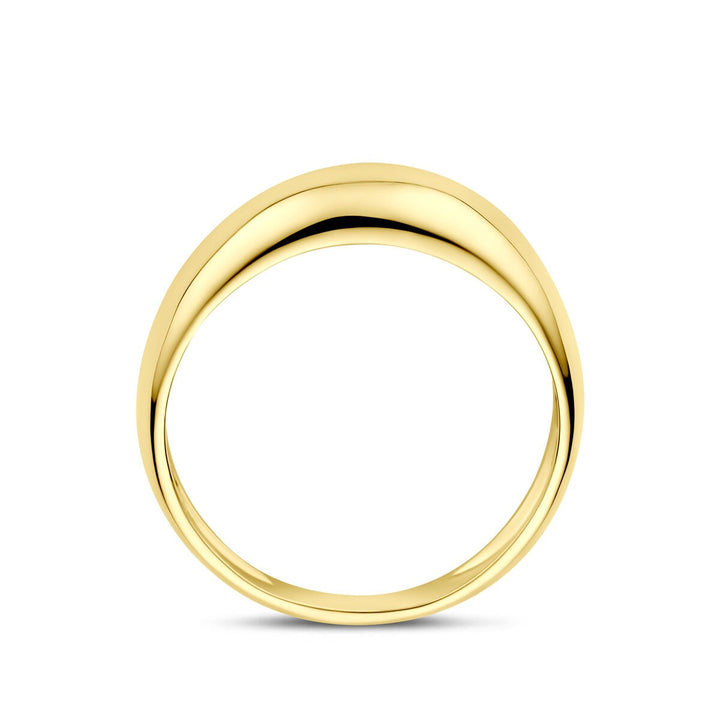 14k geelgouden dames ring 5.5mm breed
