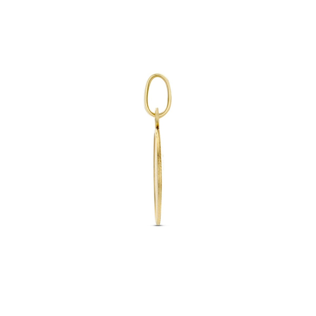 14k geelgouden graveerhanger – subtiel en betekenisvol