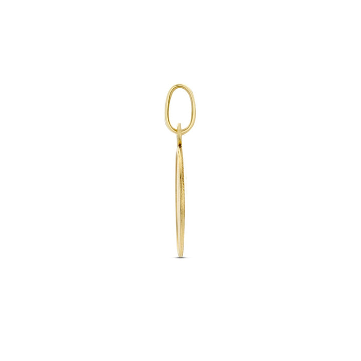 14k geelgouden graveerhanger – subtiel en betekenisvol