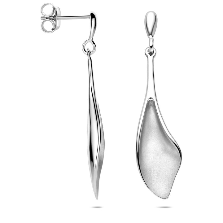 Zilveren oorhangers – gerhodineerd 925 zilver