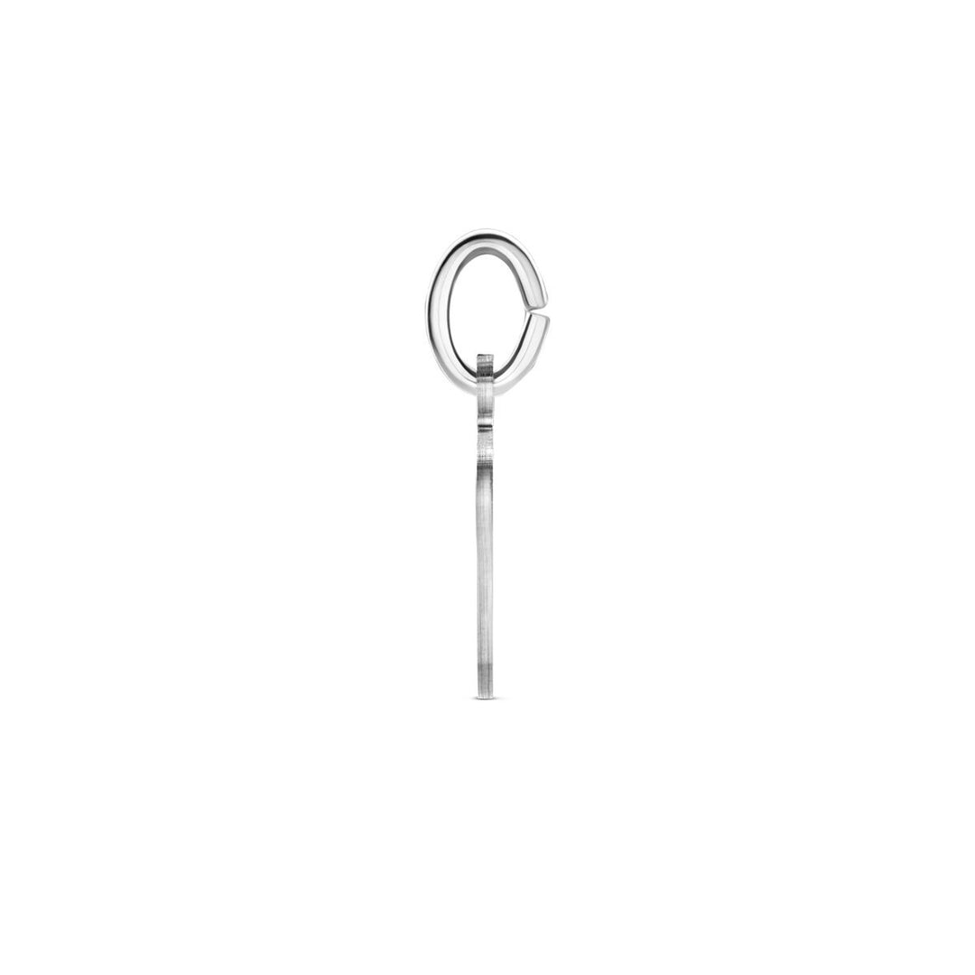graveerhanger hart 10,5 mm zilver gerhodineerd