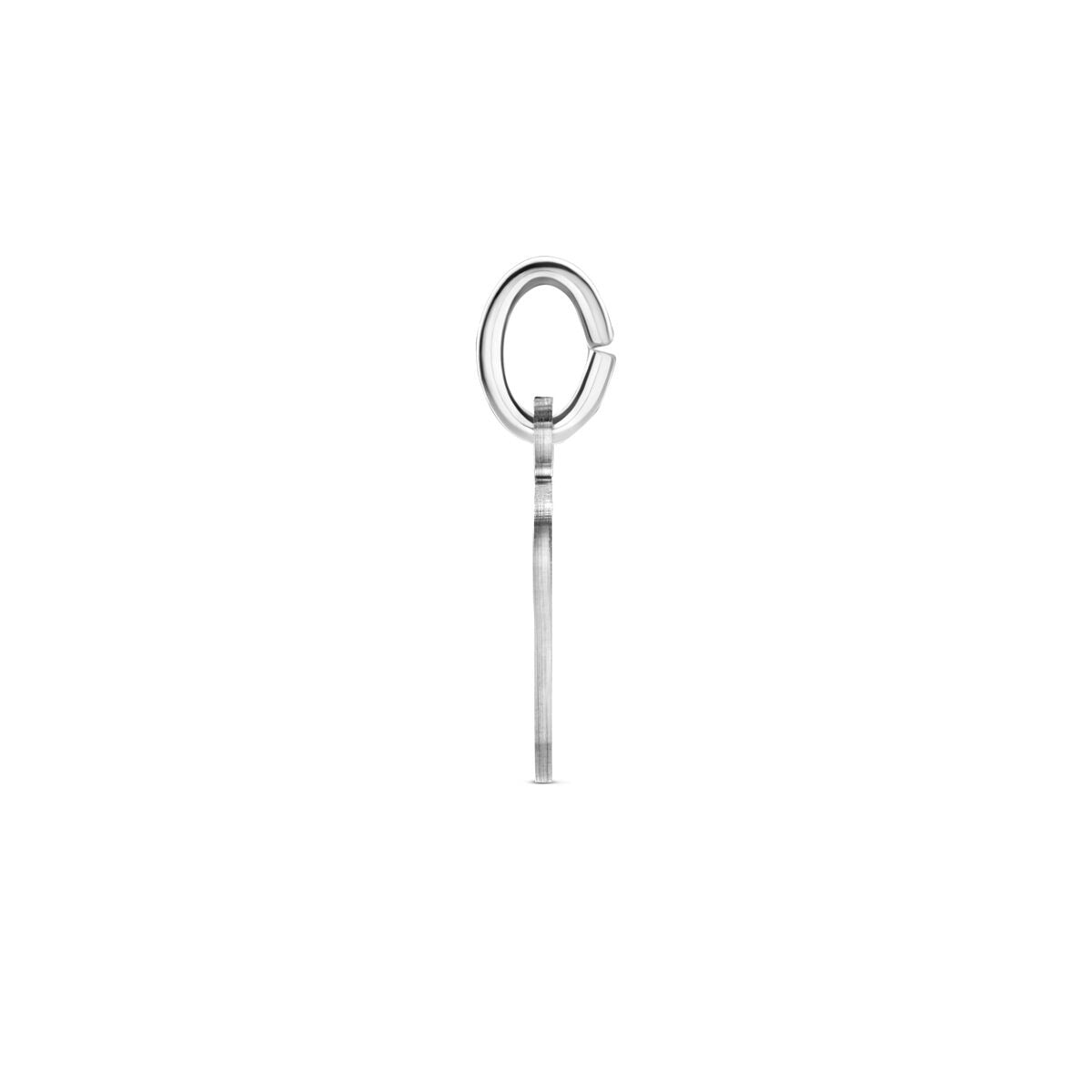 graveerhanger hart 10,5 mm zilver gerhodineerd