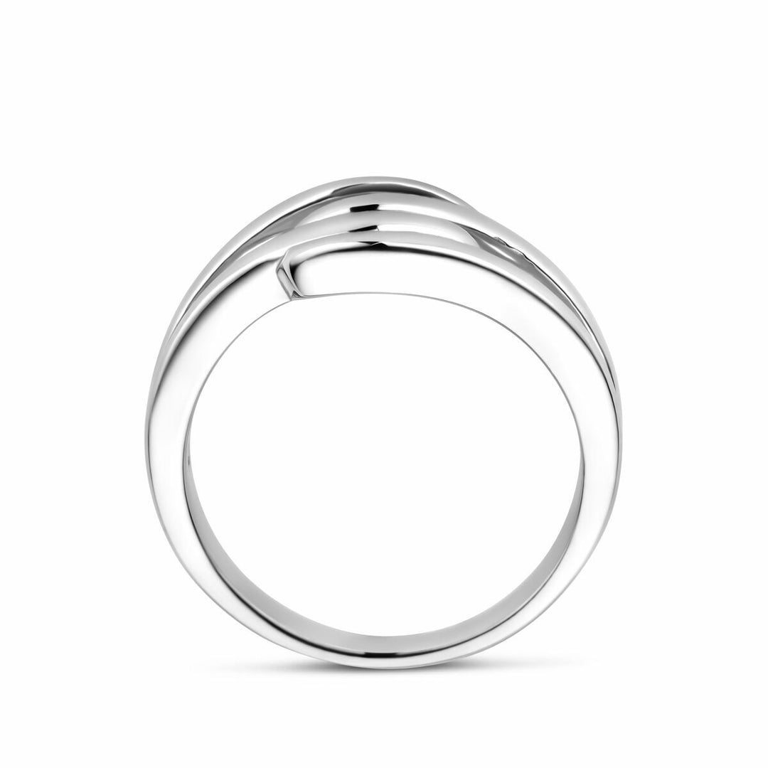 Zilveren damesring – gerhodineerd 925 zilver