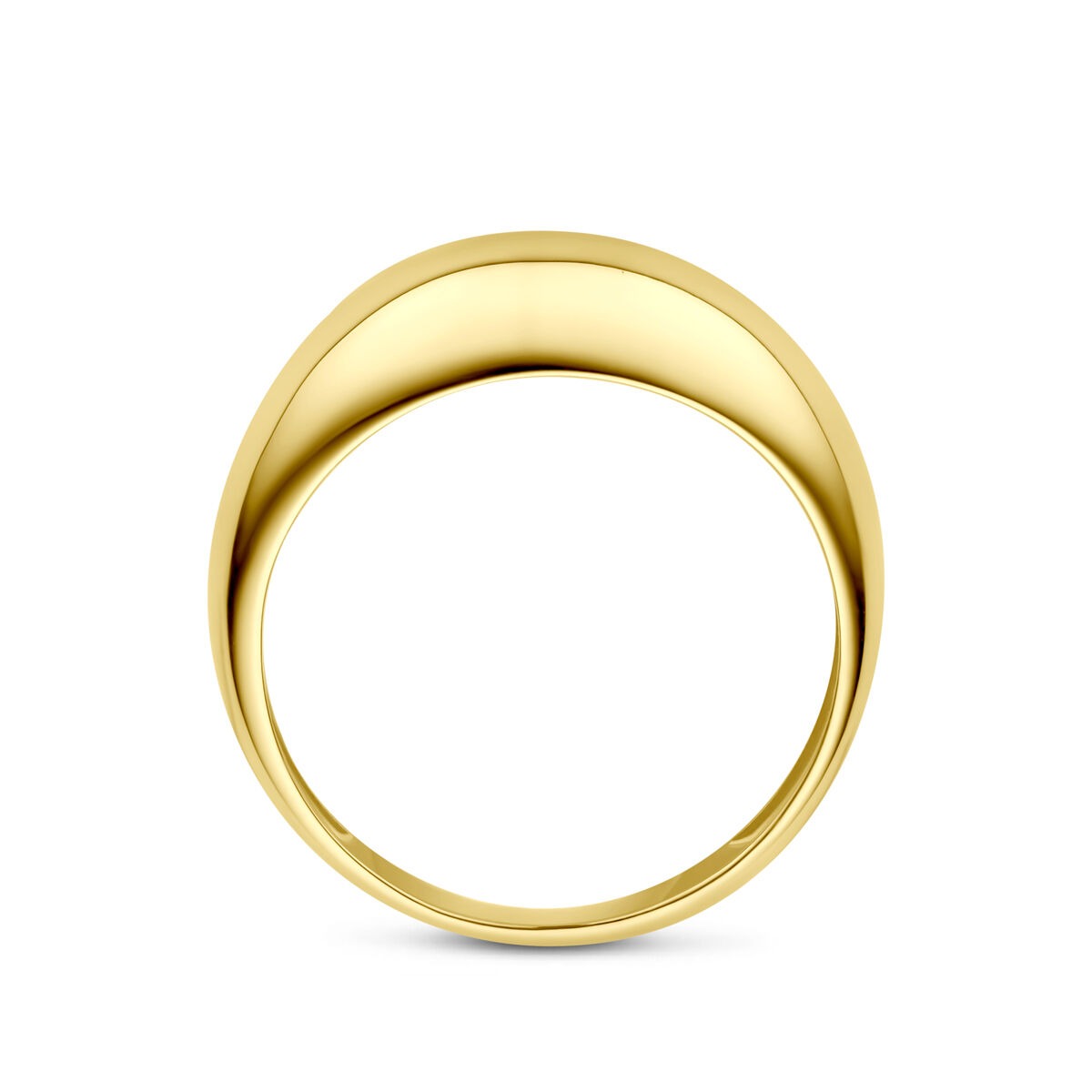 14k geelgouden dames ring