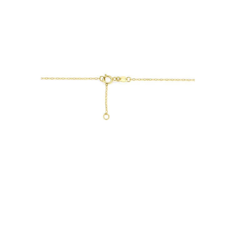 14k Geelgouden collier met hart hanger