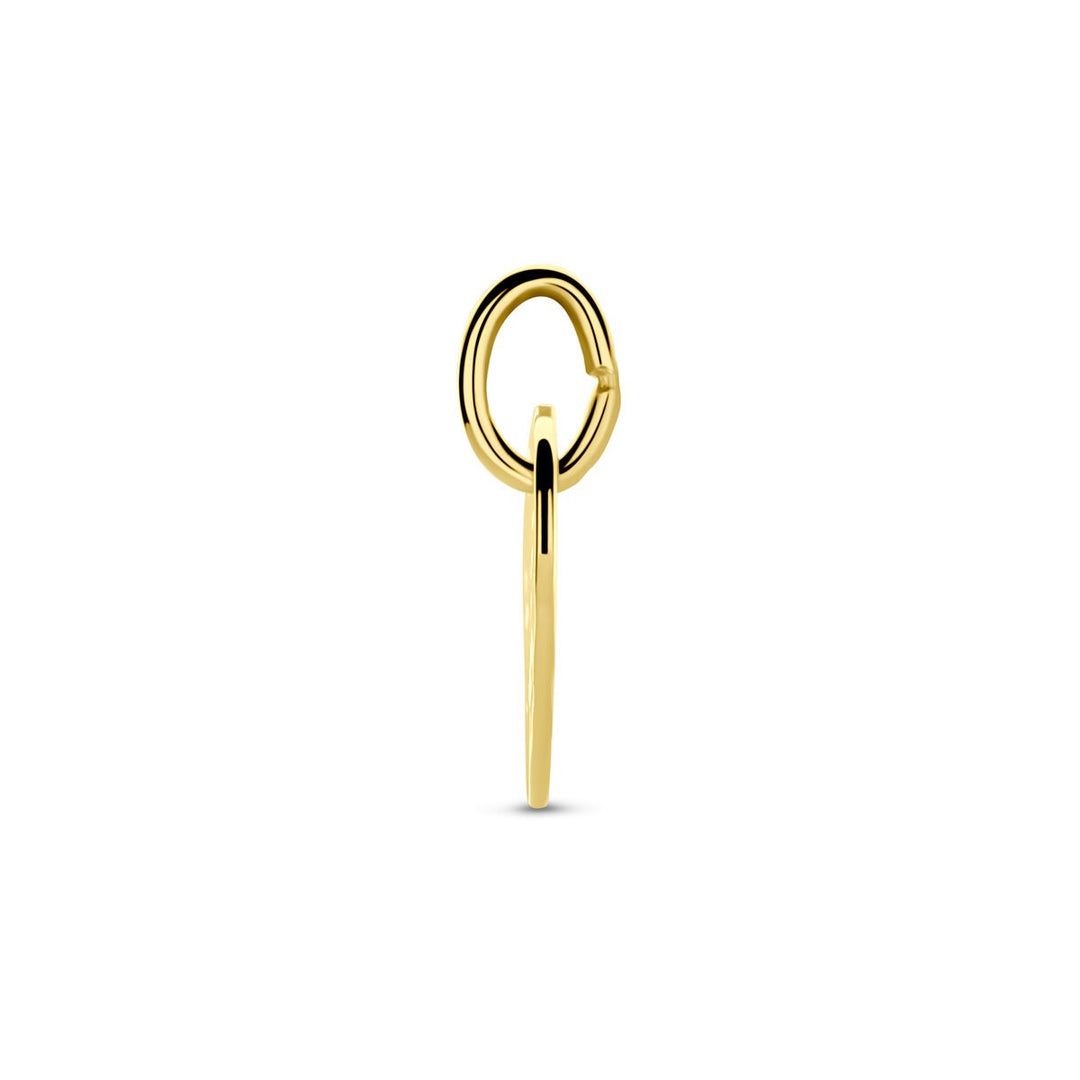 14k geelgouden graveerhanger hart – symbool van liefde