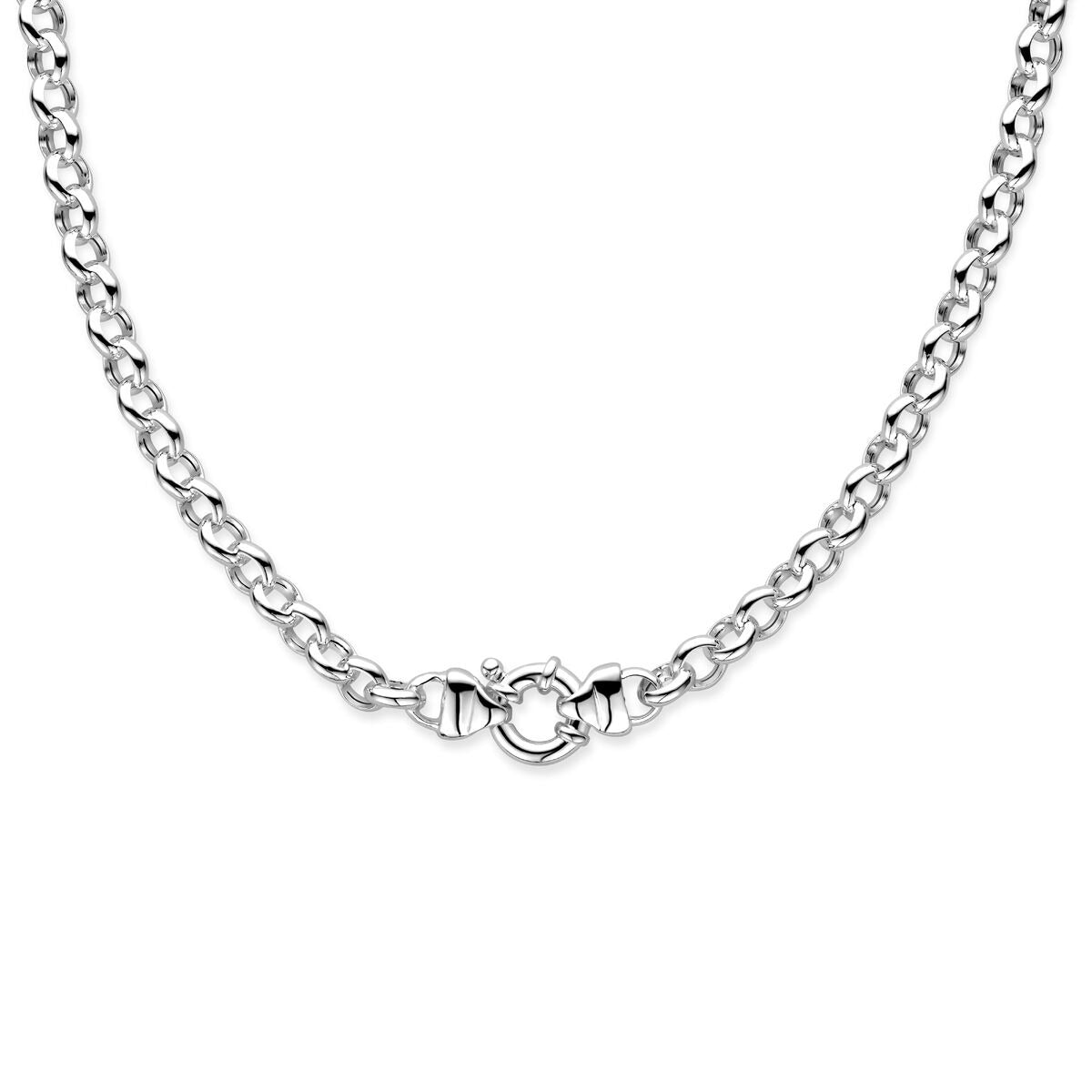 Zilveren Jasseron Ketting Zonder Hanger
