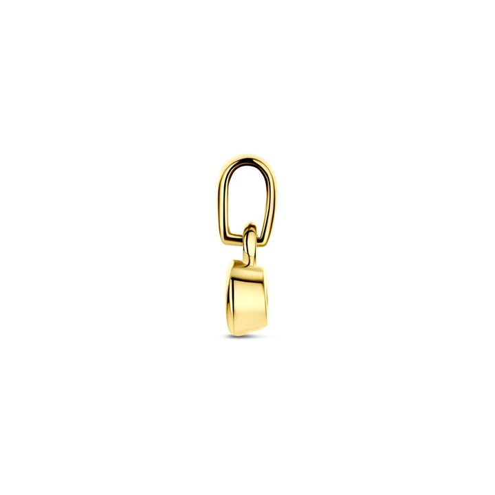 Gouden hanger met zirkonia 14k – solitaire briljant 11 mm