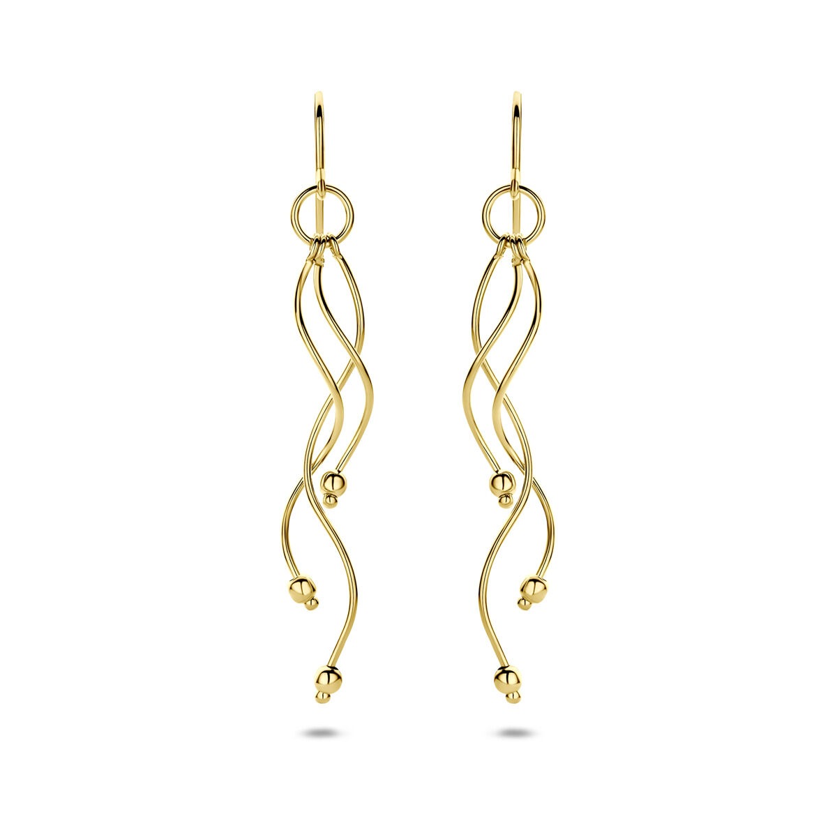 14k Geelgouden oorhangers