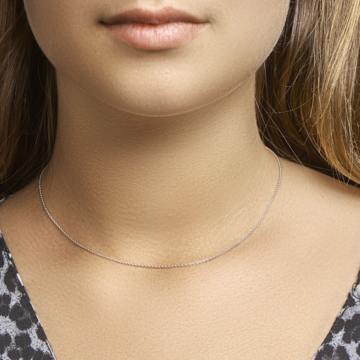 Zilveren ketting anker plat gerhodineerd 925