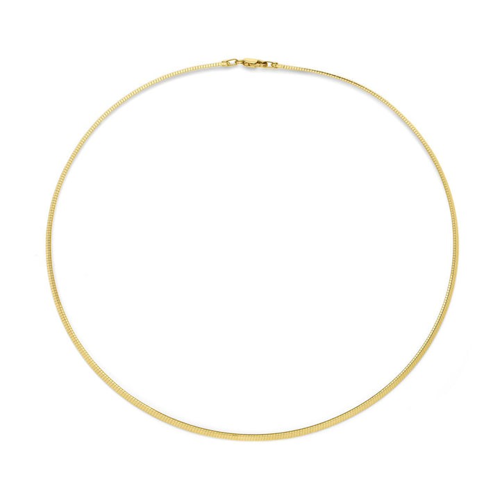 14k geelgouden omega collier – 2.5 mm 45 cm