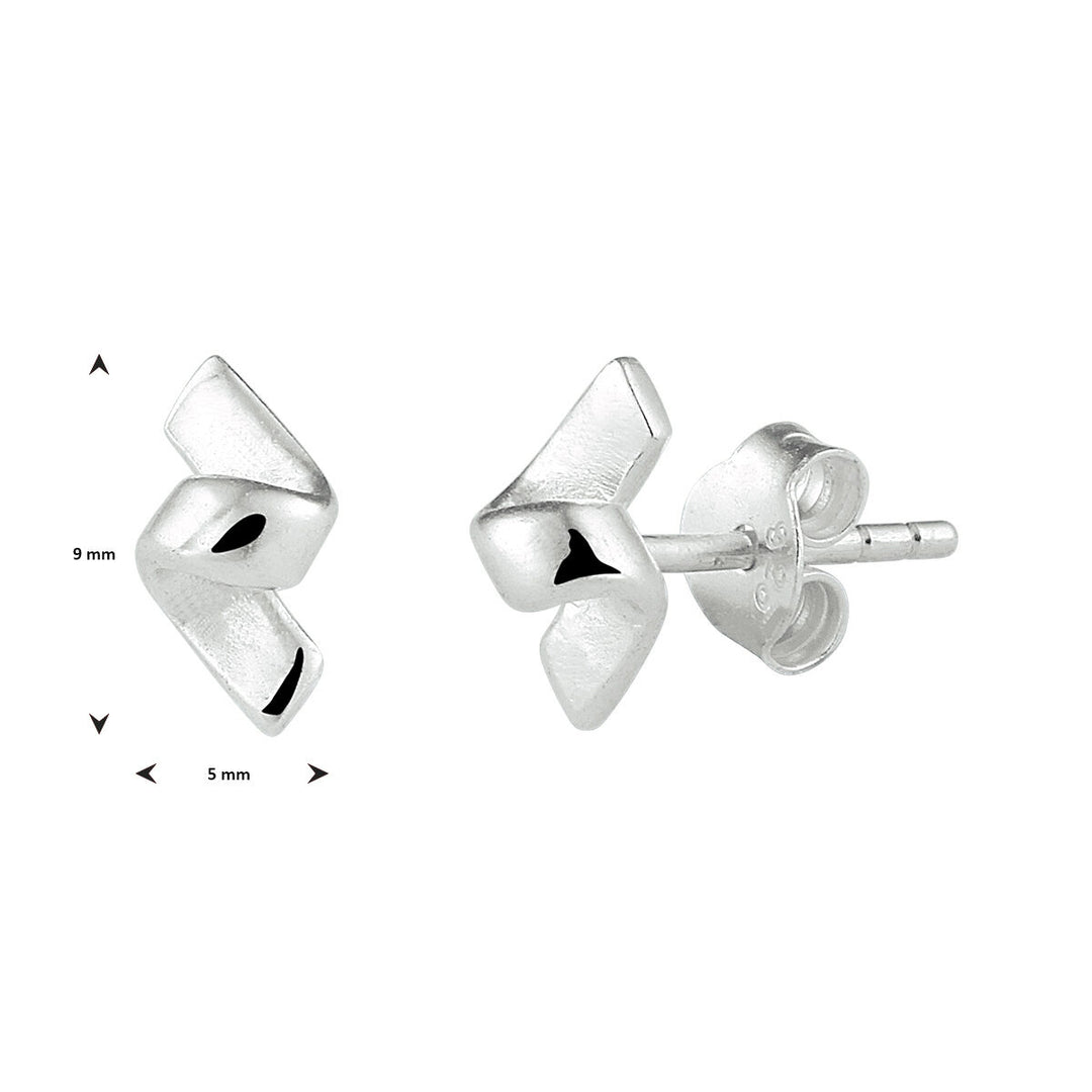 Ohrstecker silberweiß