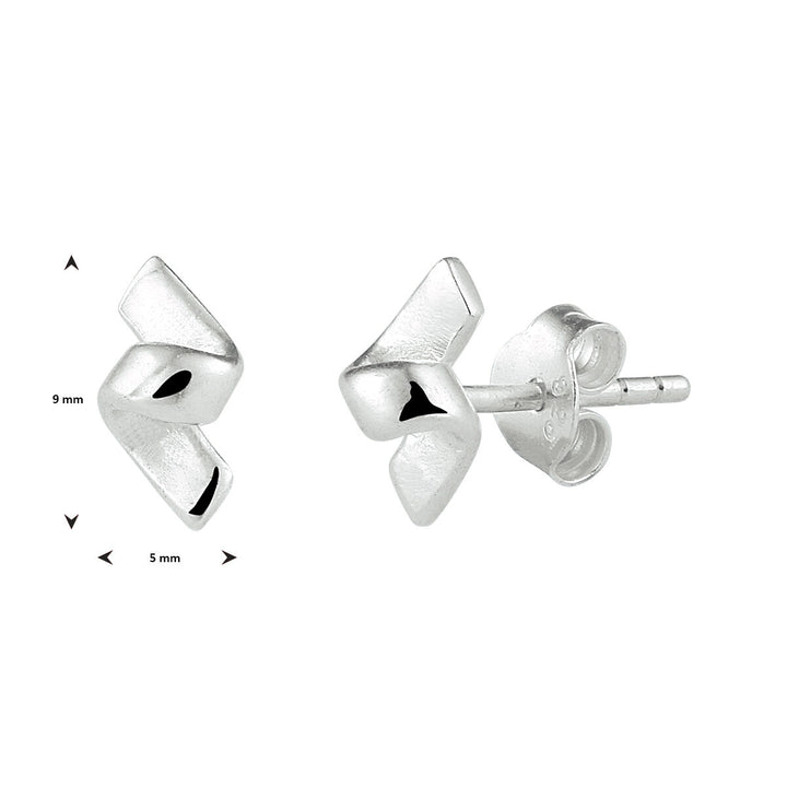 Ohrstecker silberweiß