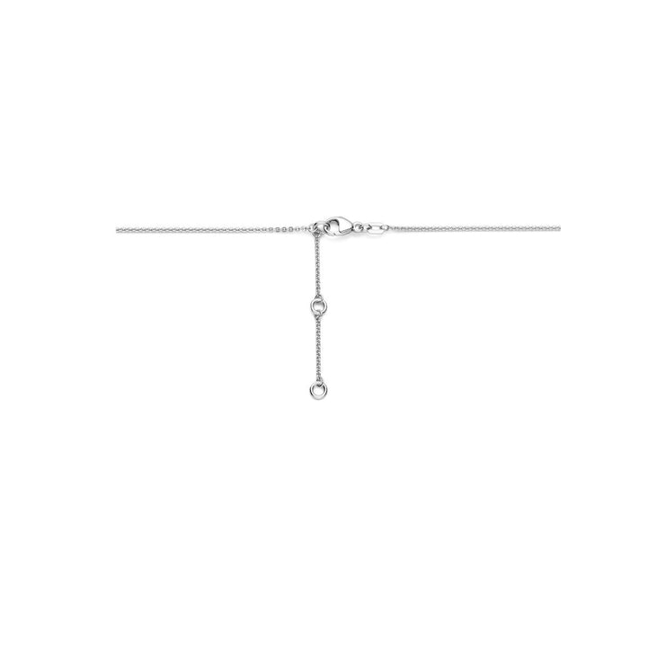 Zilveren collier met hartje – gerhodineerd 925 zilver