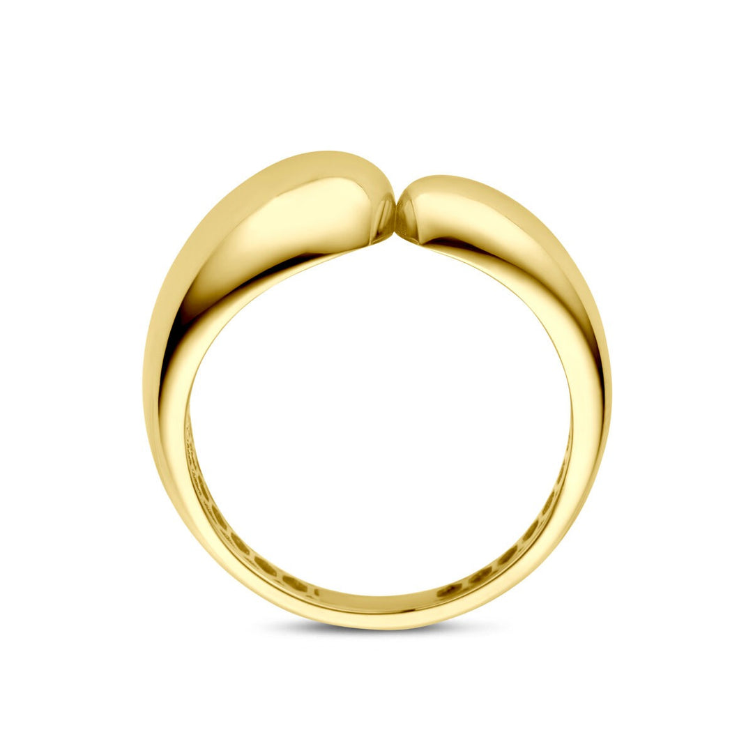 14k gouden dames ring – 9 mm