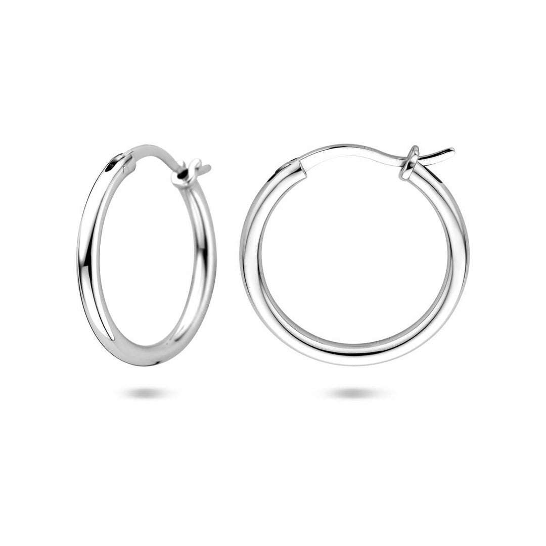 Zilveren oorringen – gerhodineerd 925 zilver