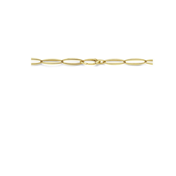 14k Geelgouden dames collier 9,5 mm 45 cm