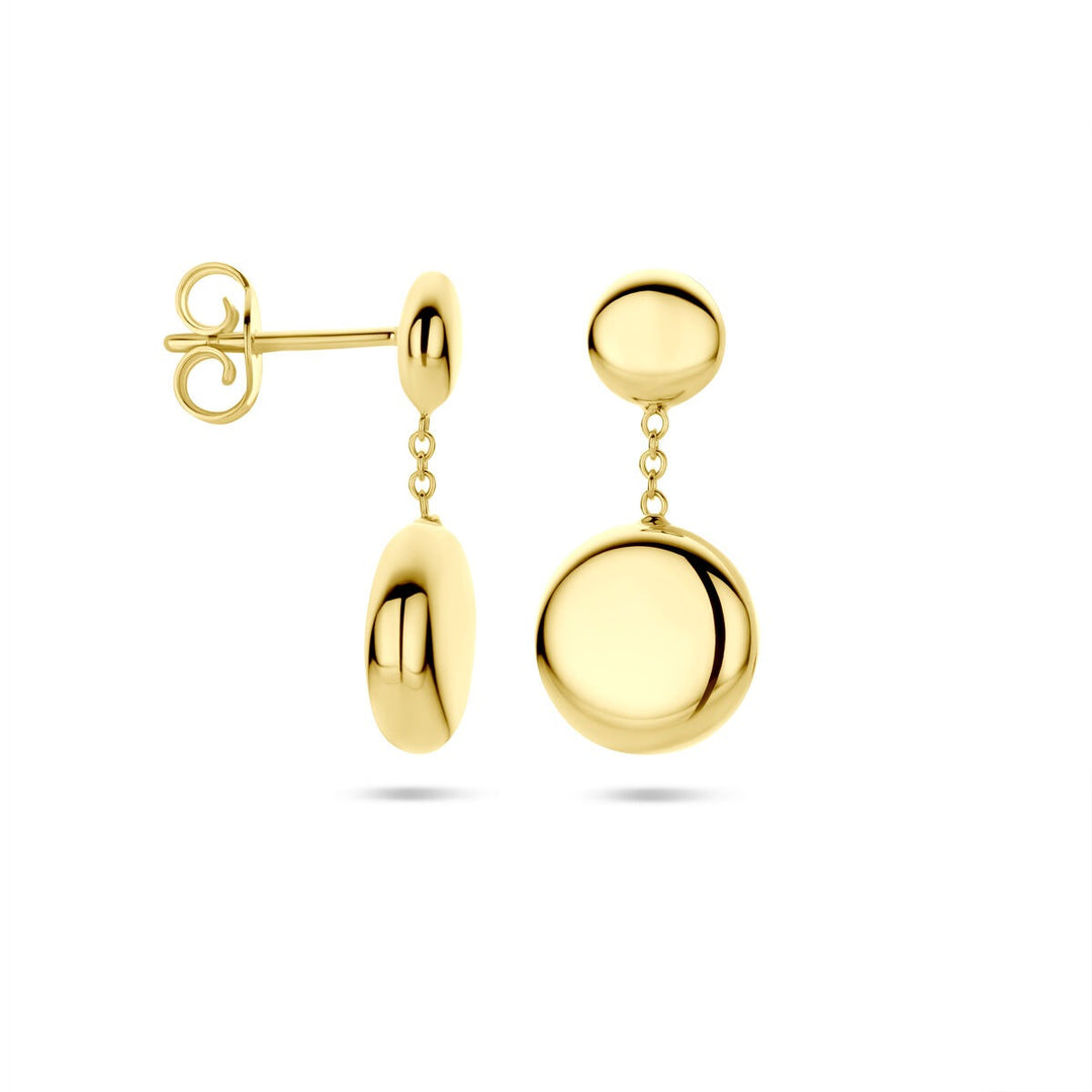 14k Geelgouden dames oorhangers