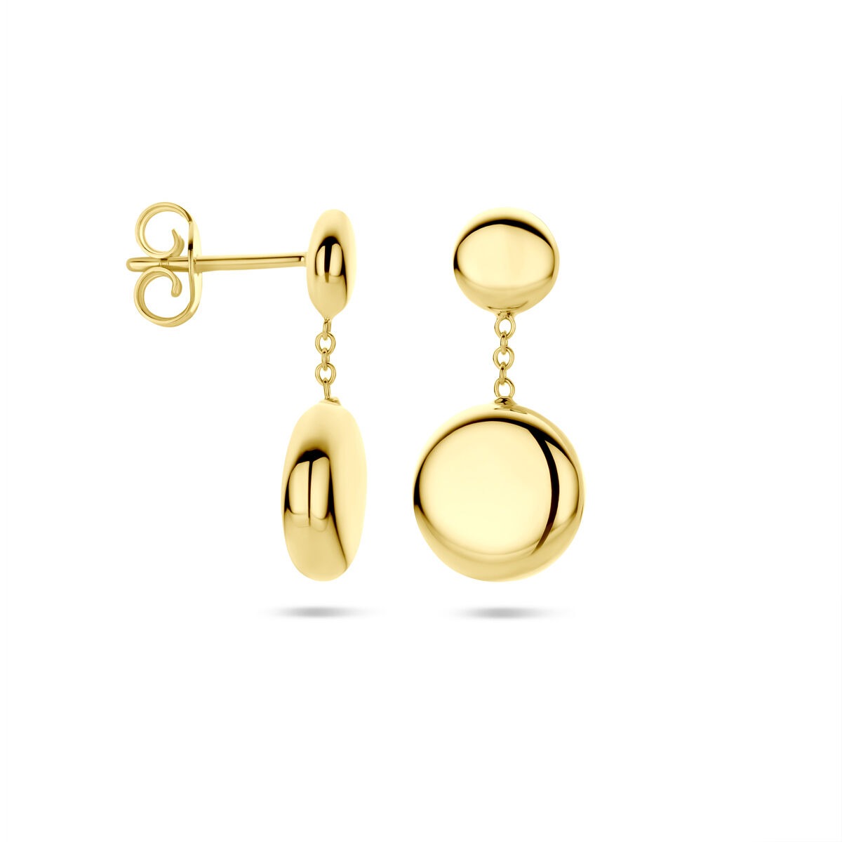 14k Geelgouden dames oorhangers