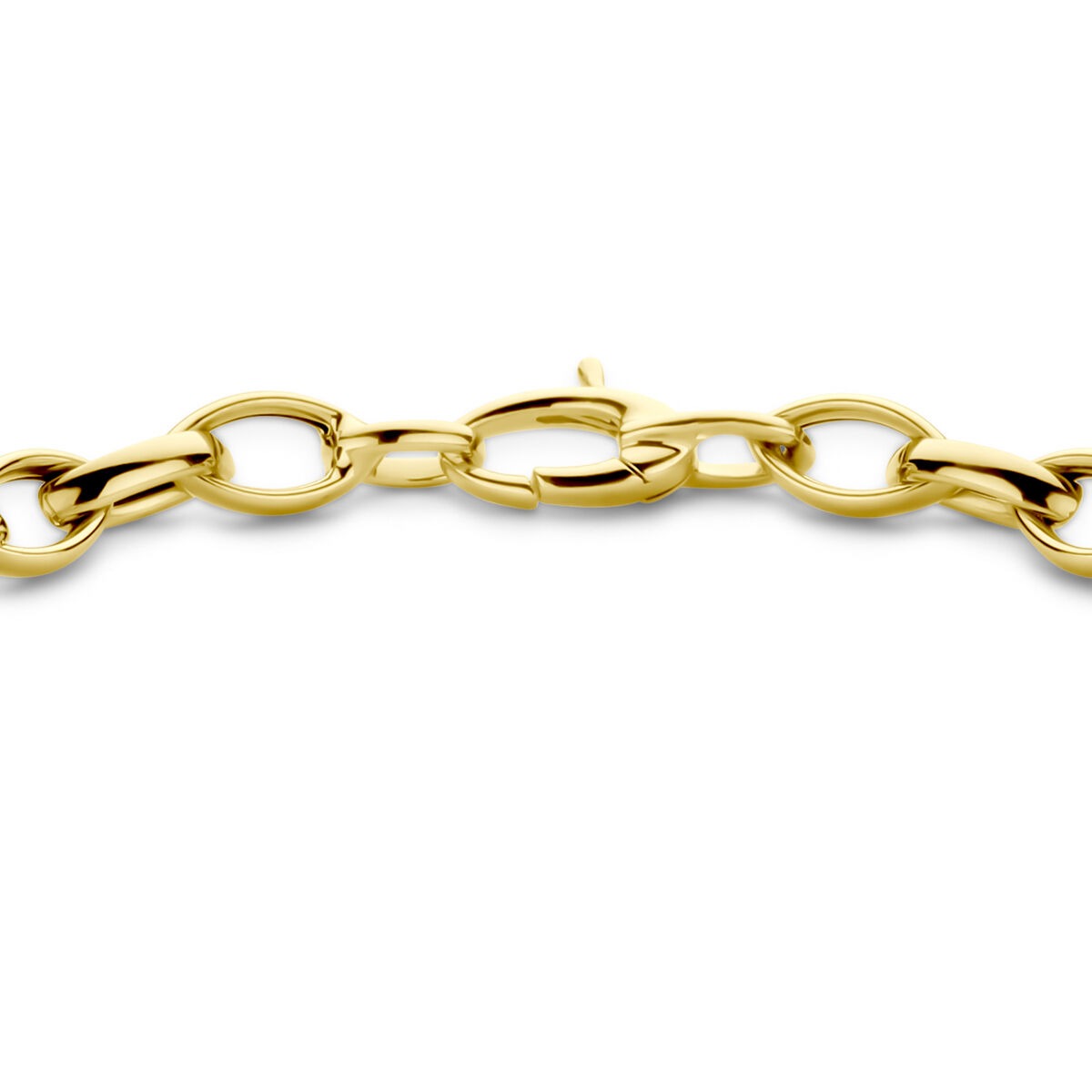 9k Geelgouden Schakelcollier
