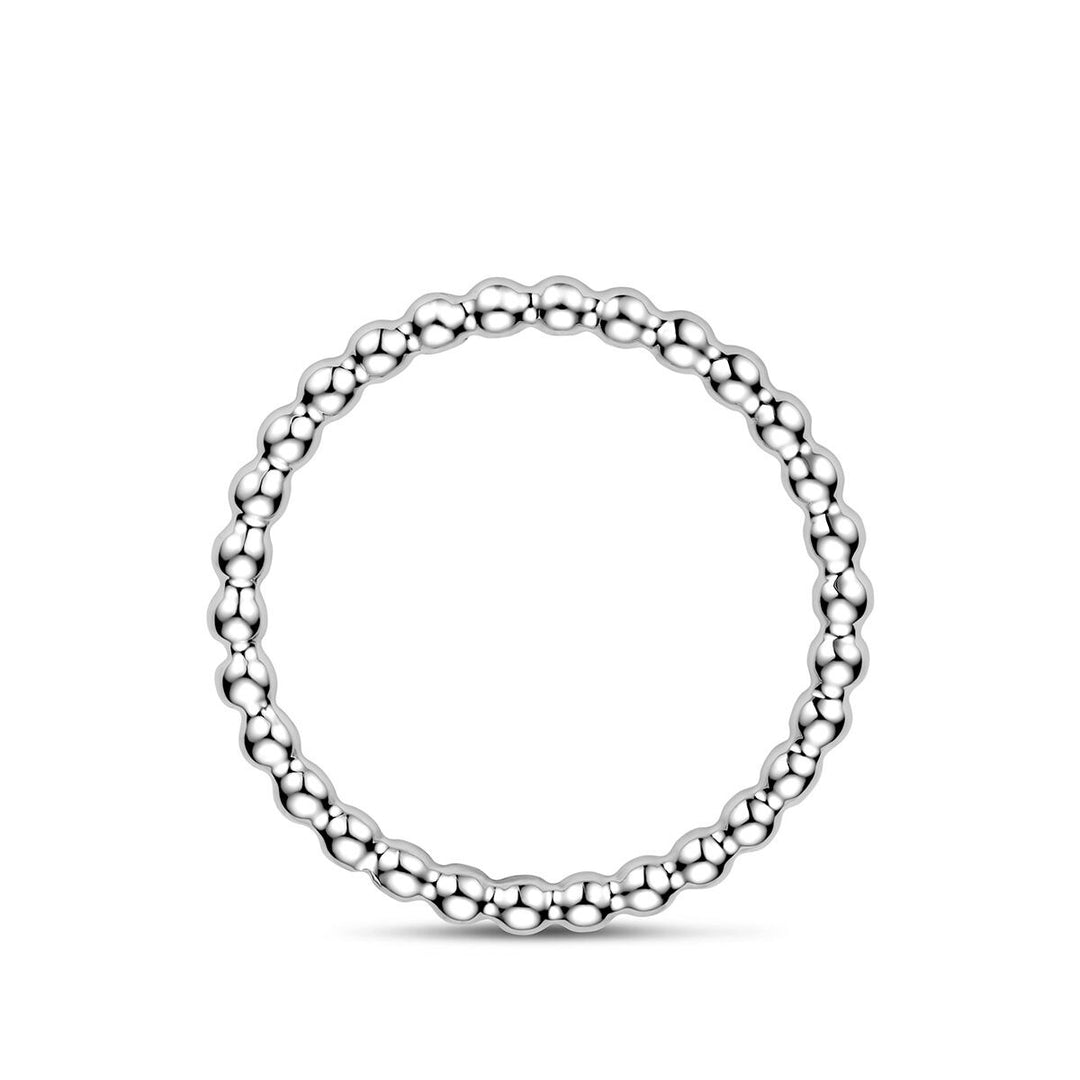 Gerhodineerd 925 zilveren damesring