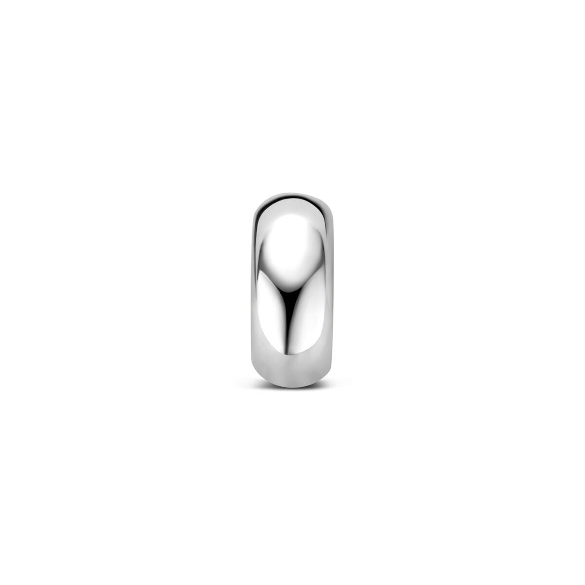 14k Witgouden hanger rondje