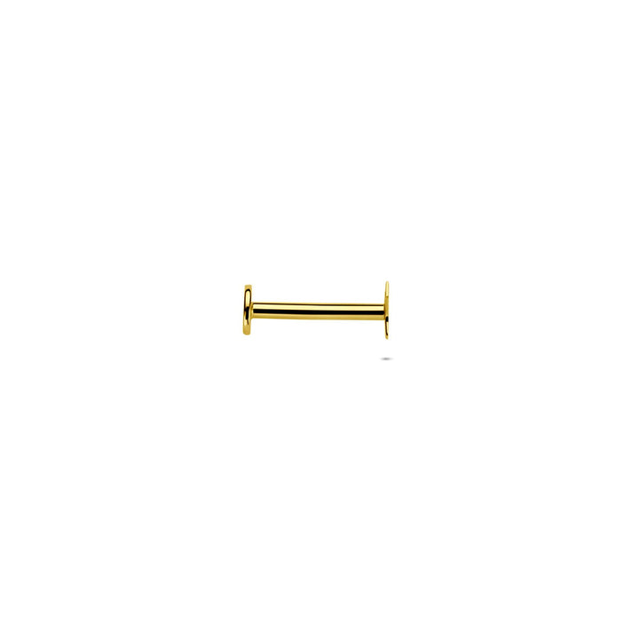 14k gouden flat back piercing ster – 3,5 mm