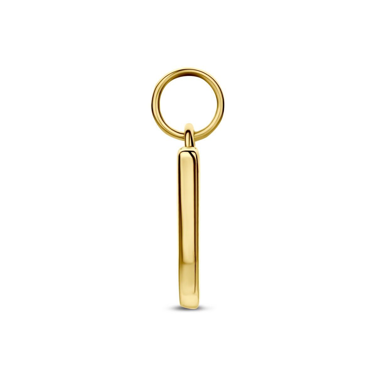 Verguld 925 zilveren letterhanger
