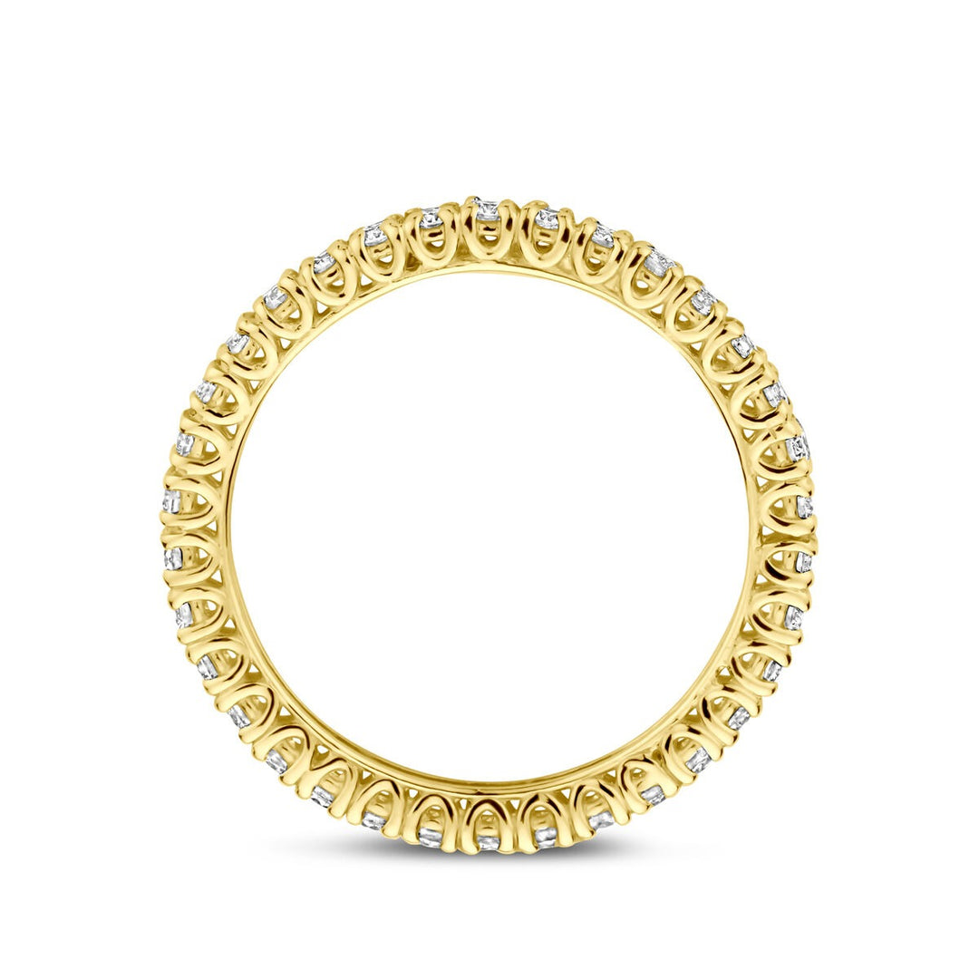 14k Geelgouden Alliance Ring met Diamant – 0.70 ct