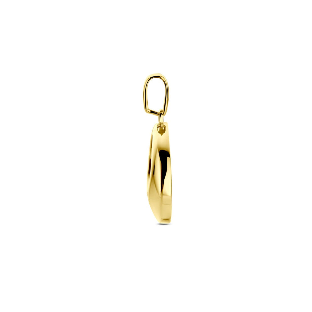 14k geelgouden hanger – tijdloze elegantie in puur goud