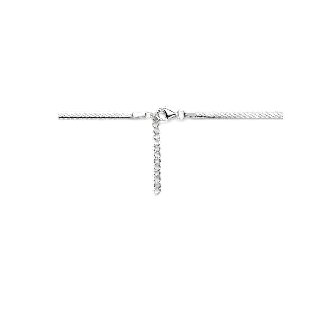 Gourmette ketting zilver – gerhodineerd 925 zilver, 2.2 mm