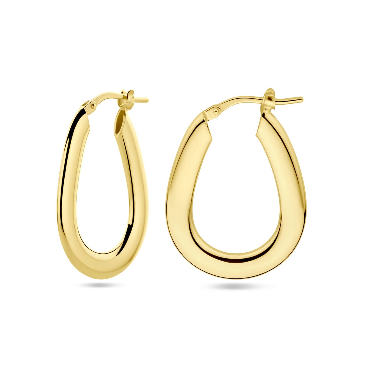 Verguld Zilveren Oorringen – 26.5x4 mm