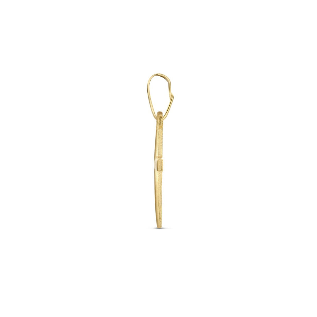 9k Geelgouden Kruis Hanger