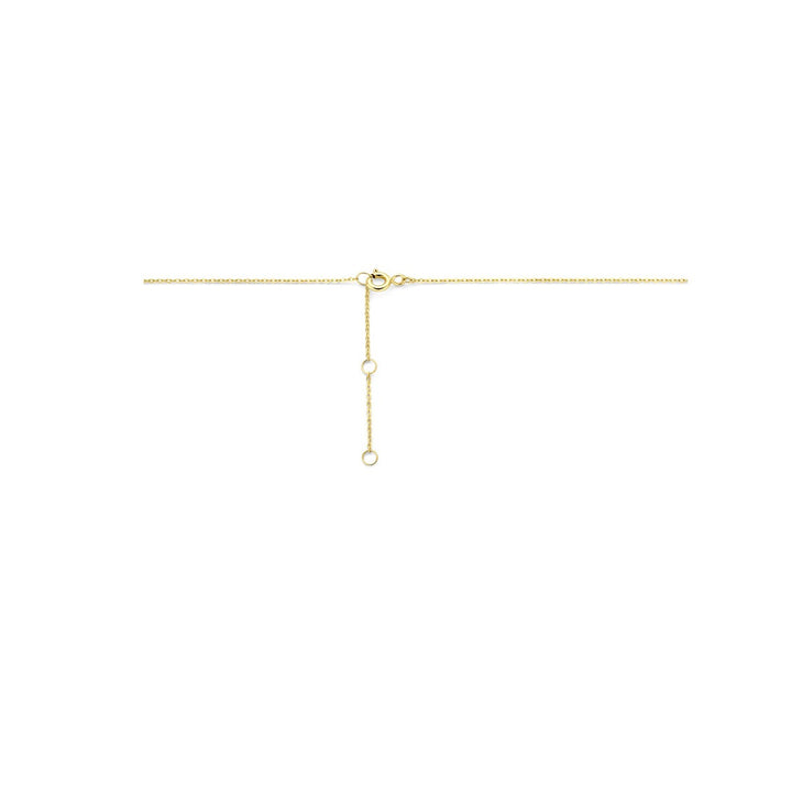 14k Geelgouden damescollier met strik