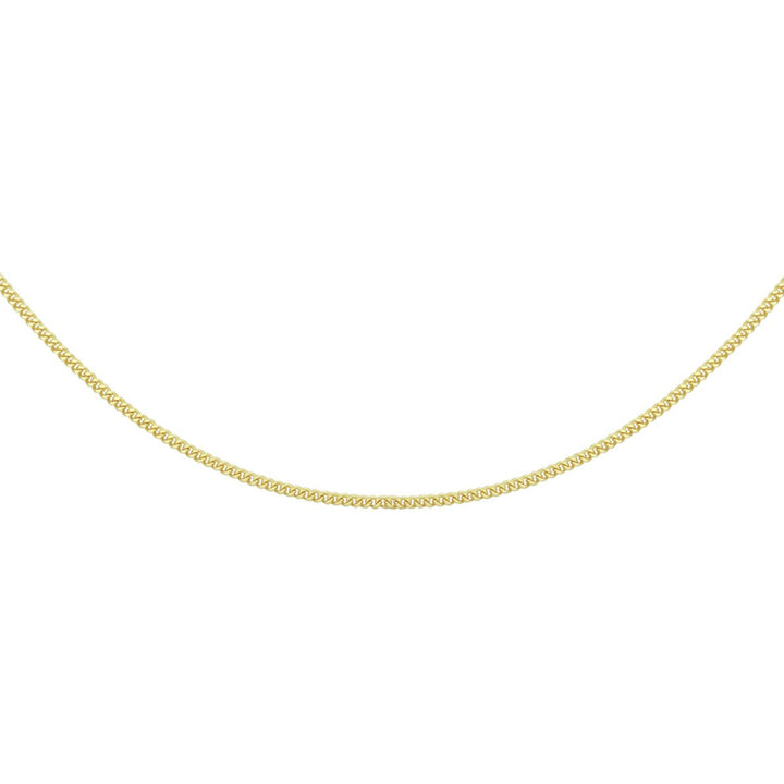 18k Geelgouden ketting met geslepen gourmette schakel