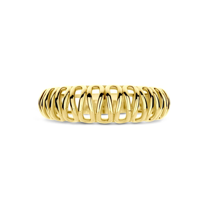 14k geelgouden ring – 6mm breed