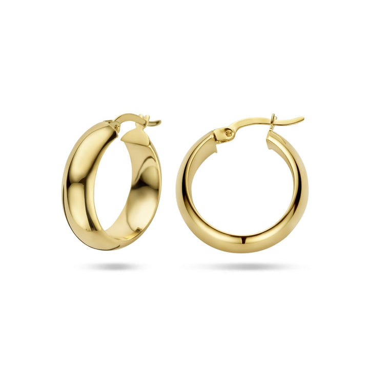 14k gouden oorringen – 19,5 mm