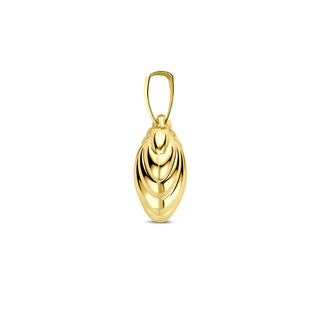 14k Geelgouden hartjes hanger 18 mm