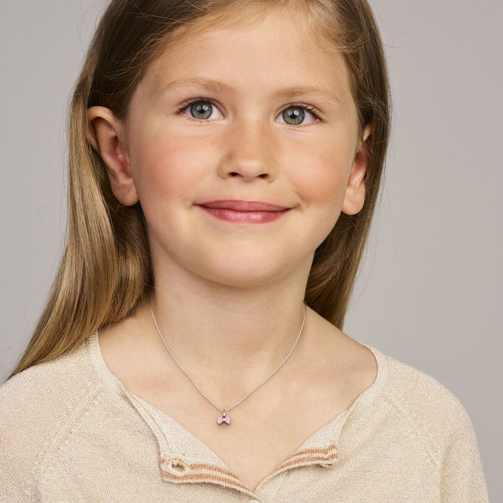 Zilveren kinder hanger strikje – gerhodineerd 925