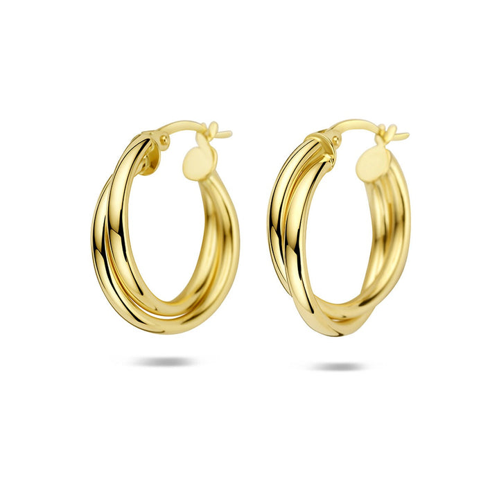 14k Geelgouden oorringen dames