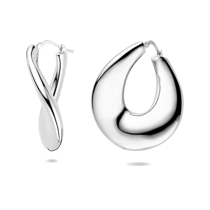 Zilveren oorringen – gerhodineerd 925 zilver