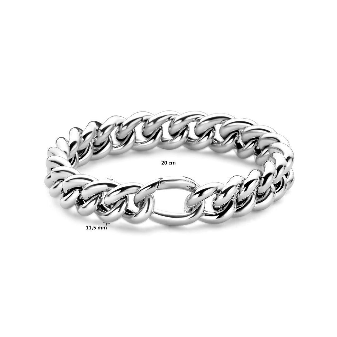 925 Gerhodineerd Zilveren Armband Gourmette
