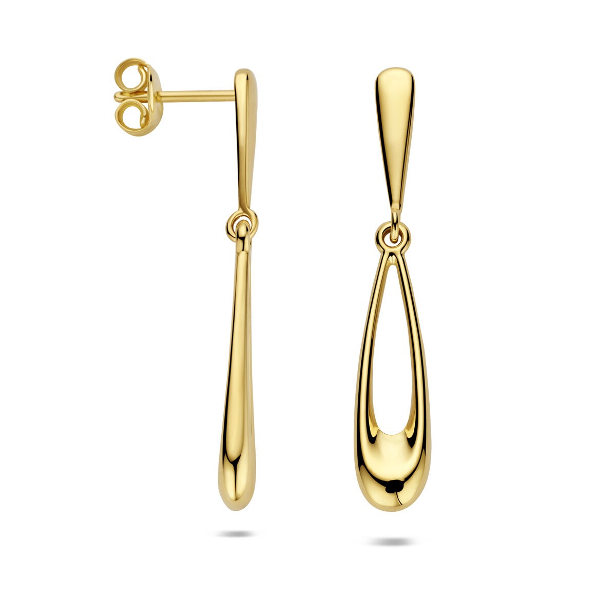 14k Geelgouden oorhangers dames