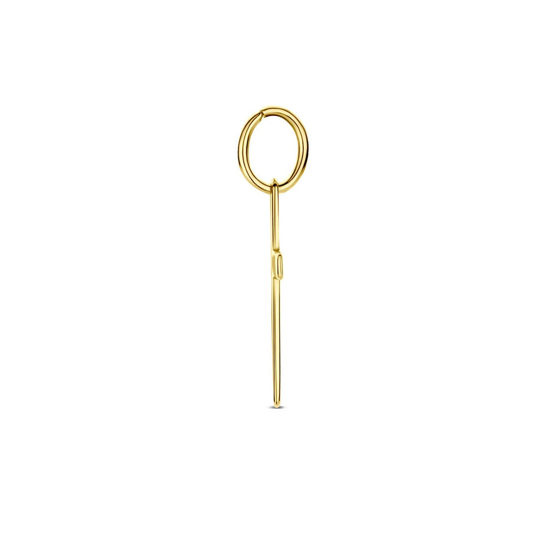 9k geelgouden hanger kruis