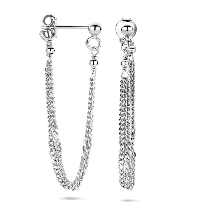 Zilveren oorbellen 925 gerhodineerd – Dames Oorbellen