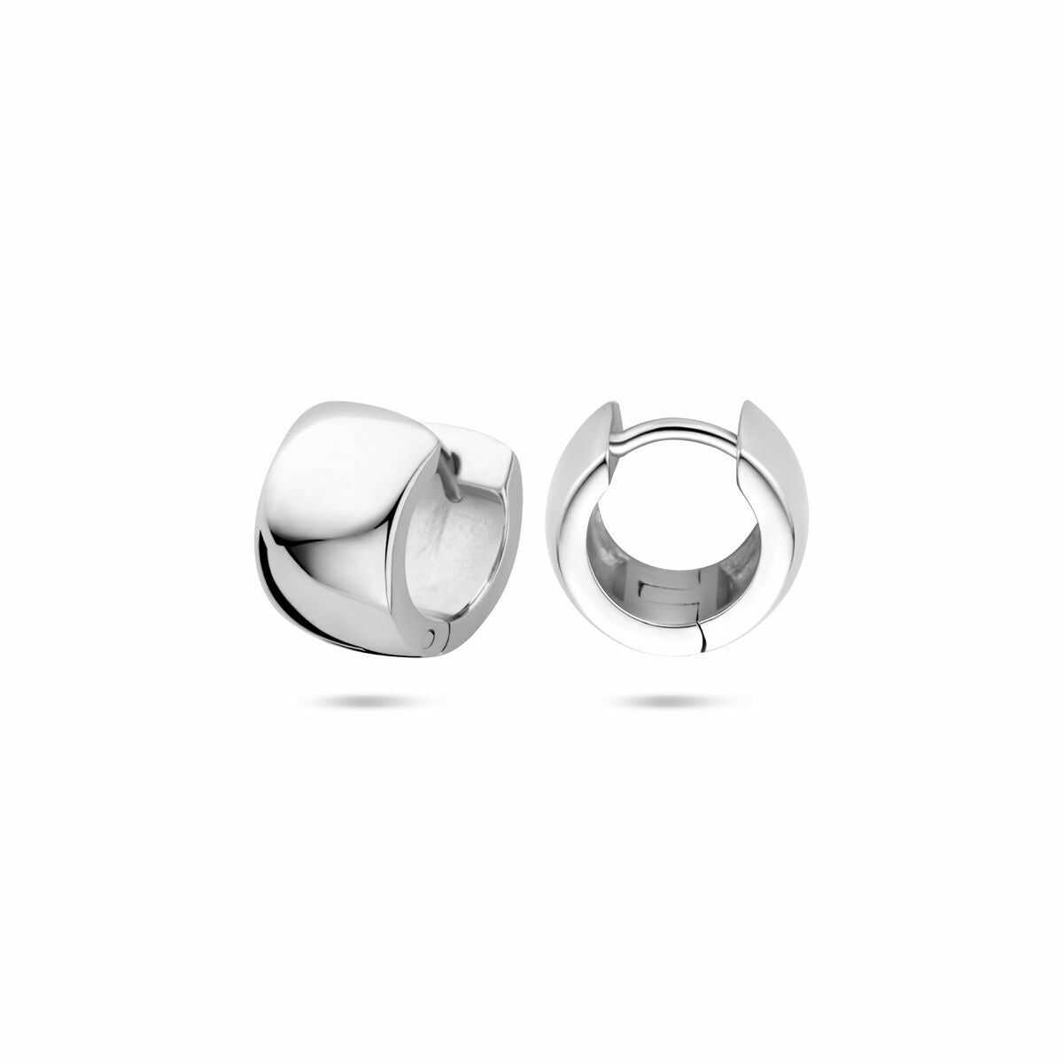 Gerhodineerd zilveren klapoorringen – 10,5 mm